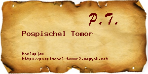 Pospischel Tomor névjegykártya